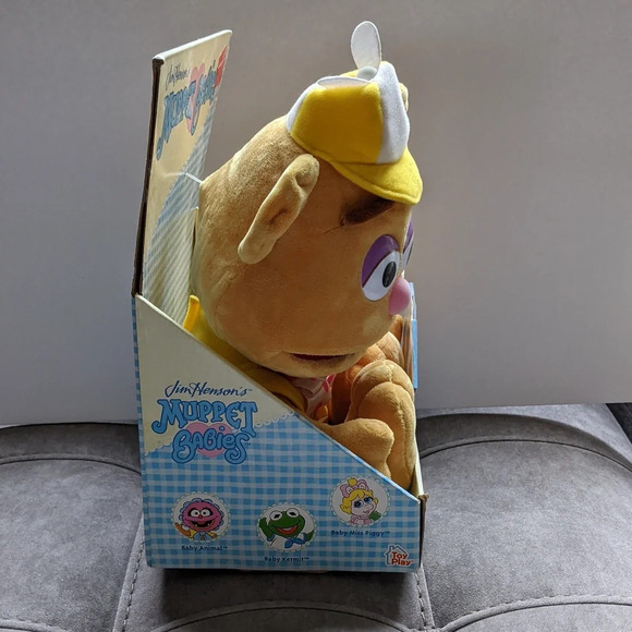 Jim Henson's Muppet Babies Plush Baby Fozzie NWT in box Rare VTG CD collectible - Picture 5 of 6